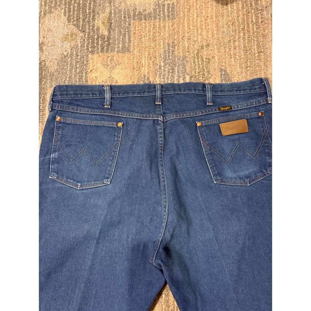 Wrangler 13MWZ Men's Blue Denim Jeans Cowboy Cut Western‎ Regular Fit Size 44x34 - Picture 4 of 6
